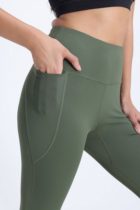 Zelocity Quick Dry Gym Leggings - Four clover leaf — image 7